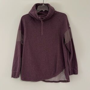 Gymshark purple cowl neck pullover size M